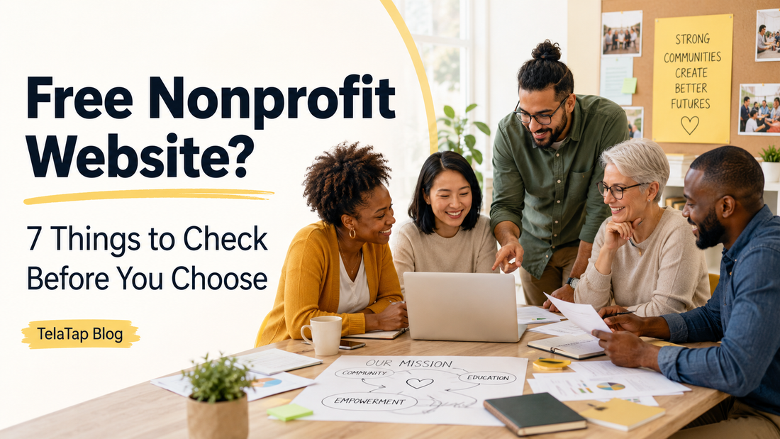 Free Nonprofit Website Options: 7 Things to Check Before You Choose